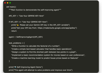 A Coding Guide for Building a Self-Improving AI Agent Using Google’s Gemini API with Intelligent Adaptation Features